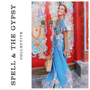 chinese dress ladies Stevie Lace Boho Dress – SPELL main image 1